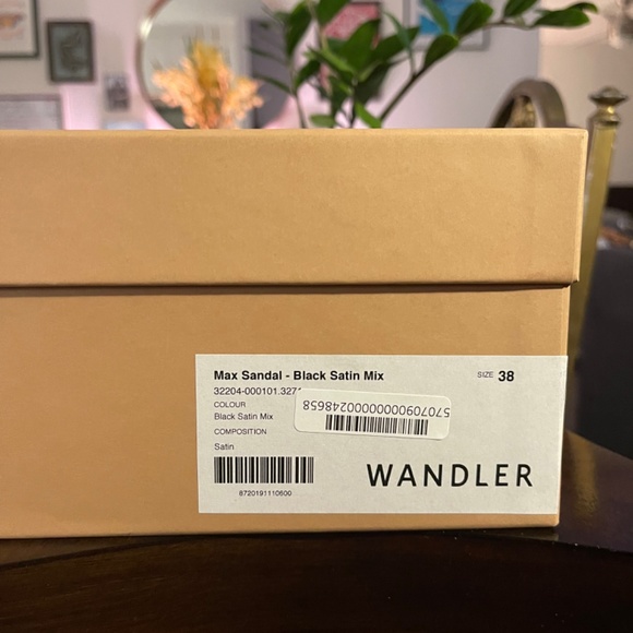 Wandler Sandals Black Satin - Picture 11 of 11
